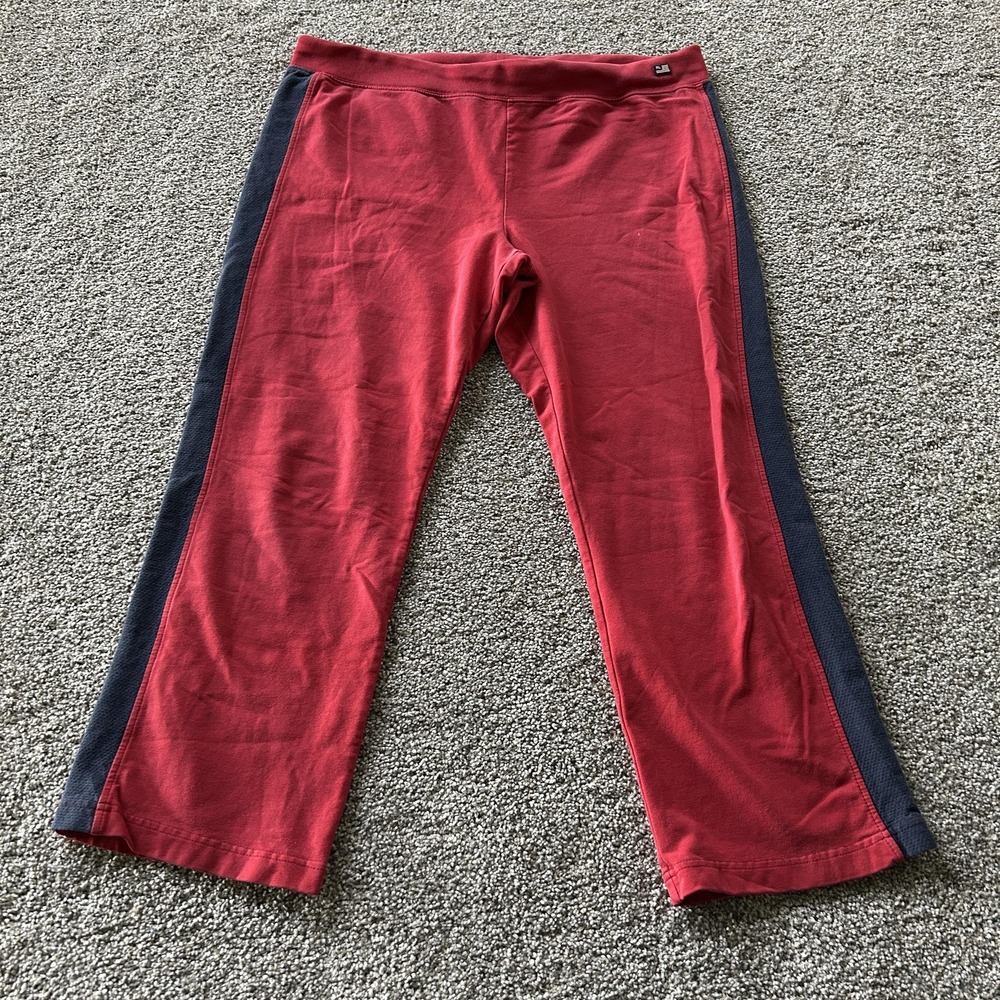 Y2K Polo Jeans Co Ralph Lauren Sweatpants Womens Large Red Stripe Straight Leg